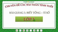 Toán Amc Lớp 3